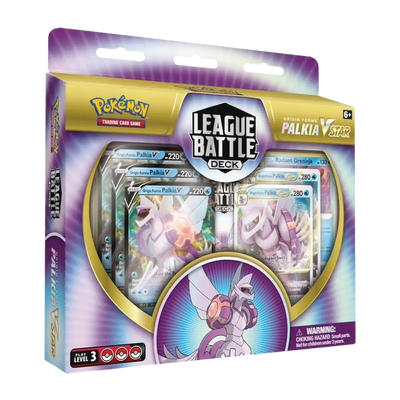 Pokémon - Origin Forme Palkia VSTAR League Battle Deck (1 Deck, 6 Foil Cards, 6 Damage Dice, 1 Coin-Flip Die & 1 Deck Box)