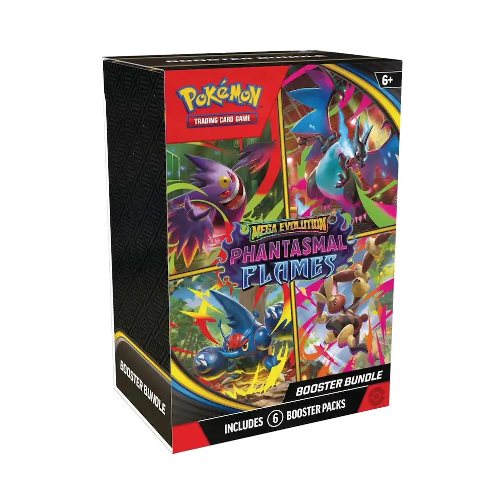 Pokémon - Mega Evolution: Phantasmal Flames Booster Bundle (6 Packs)