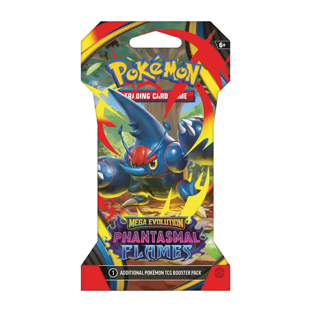 Pokémon - Mega Evolution: Phantasmal Flames Sleeved Booster Pack (10 Cards)