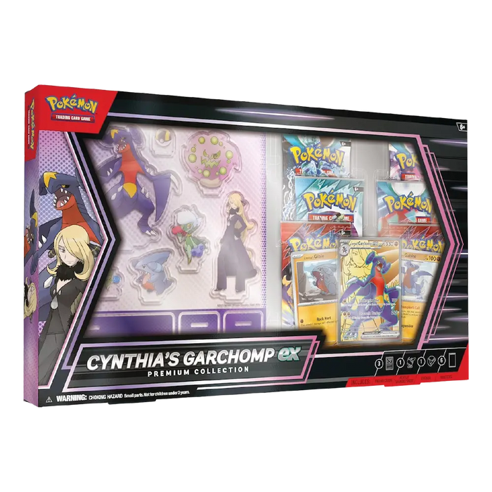 Pokèmon - Cynthia's Garchomp ex Premium Collection (6 Packs & 3 Foil Cards)