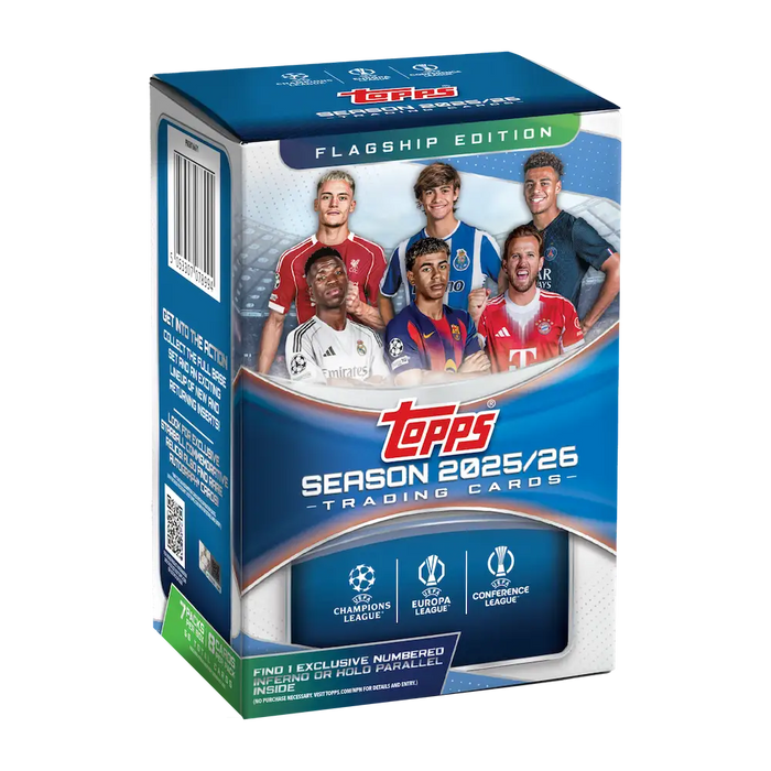 Topps - 2025/26 UEFA Club Competitions Flagship Value Box (7 Packs)