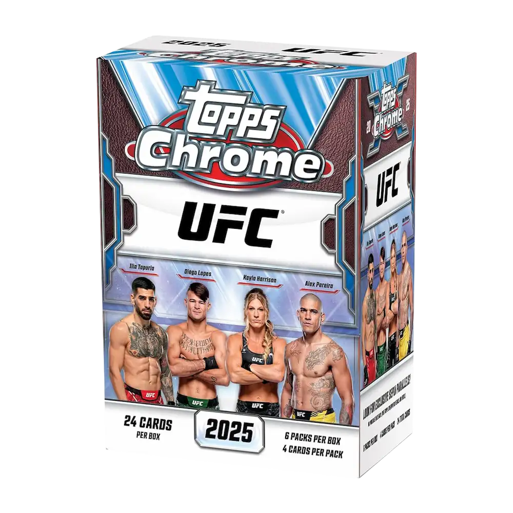 Topps - 2025 Chrome UFC Blaster Box (6 Packs)