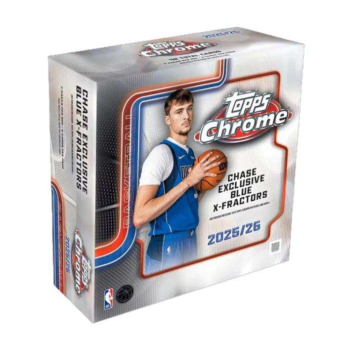 Topps - 2025/26 Chrome Basketball Mega Box (7 Packs)