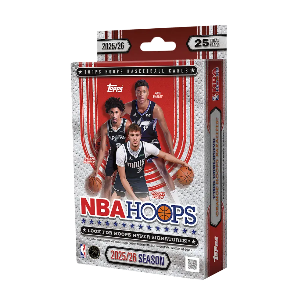Topps - 2025/26 Hoops Basketball Hanger Box (25 Cards)