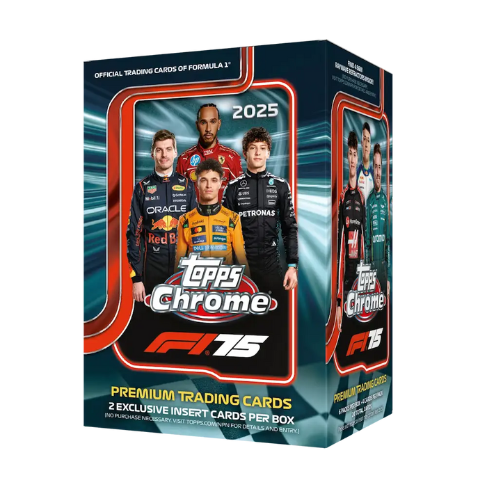 Topps - Chrome F1 2025 Value Box (6 Packs)