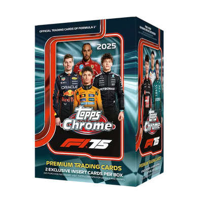 Topps - Chrome F1 2025 Racing Value Box (6 Packs)