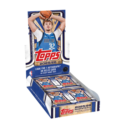 Topps - 2025/26 NBA Hobby Box (20 Packs: 1 Autograph or 1 Relic card)