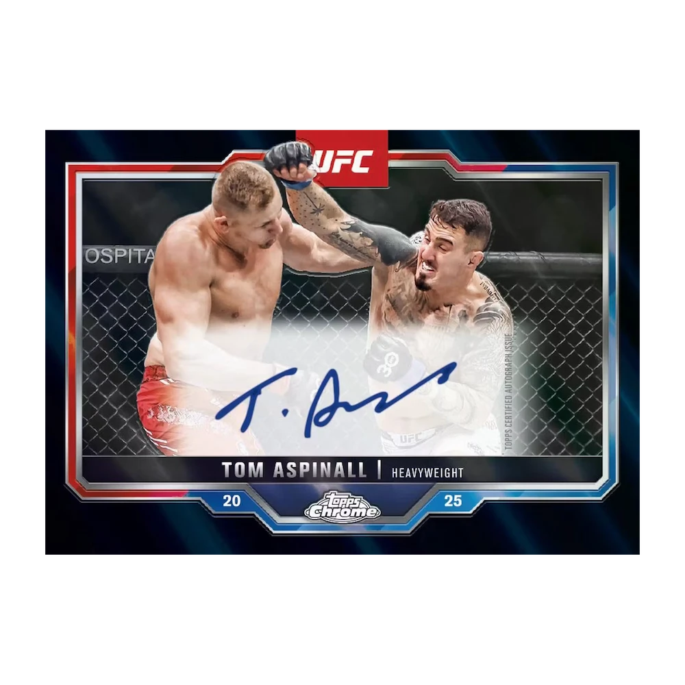 Topps - 2025 Chrome UFC Blaster Box (6 Packs)