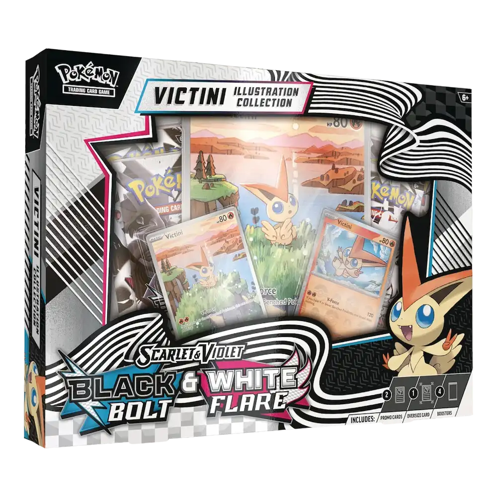 Pokèmon - Scarlet & Violet: Victini Illustration Collection (4 Packs, 2 Promos & 1 Oversize Illustration)
