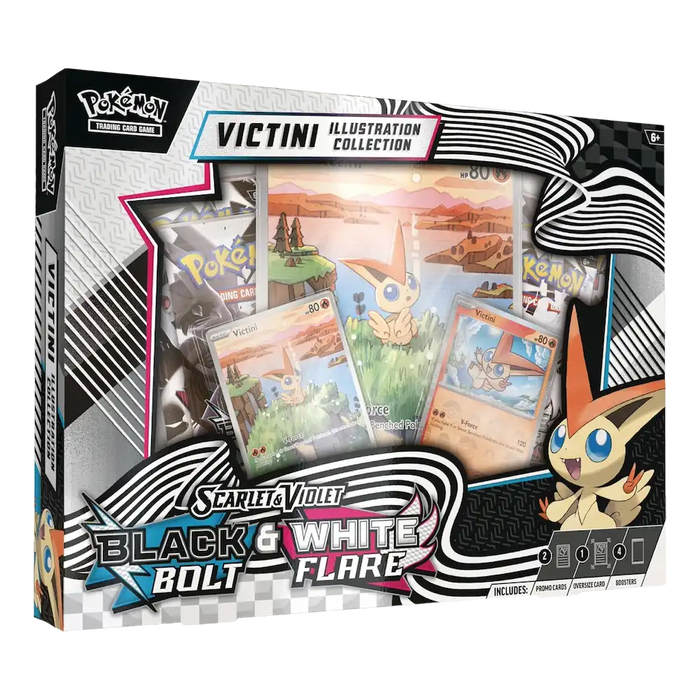 Pokèmon - Scarlet & Violet: Victini Illustration Collection (4 Packs, 2 Promos & 1 Oversize Illustration)