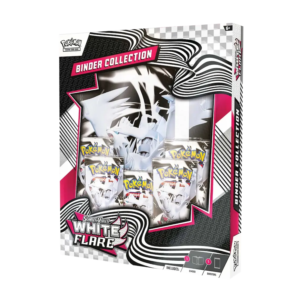 Pokèmon - Scarlet & Violet: White Flare Binder Collection (5 Packs & Binder)