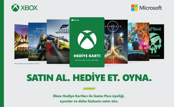 Xbox Hedie Kartı: Satın Al. Hediye Et. Oyna.