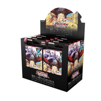 Yu-Gi-Oh! TCG - THE CHRONICLES DECK: The Fallen & The Virtuous (All-Foil Edition Display Box - 8 Decks)